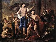Victorious David 1627 Oil on canvas Poussin